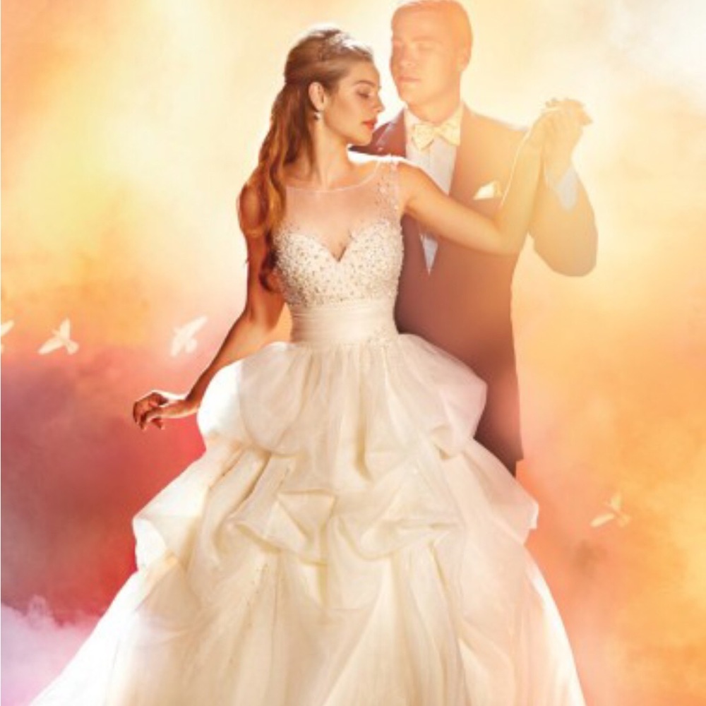 Sleeping Beauty Aurora Disney Bride Ivory Gown